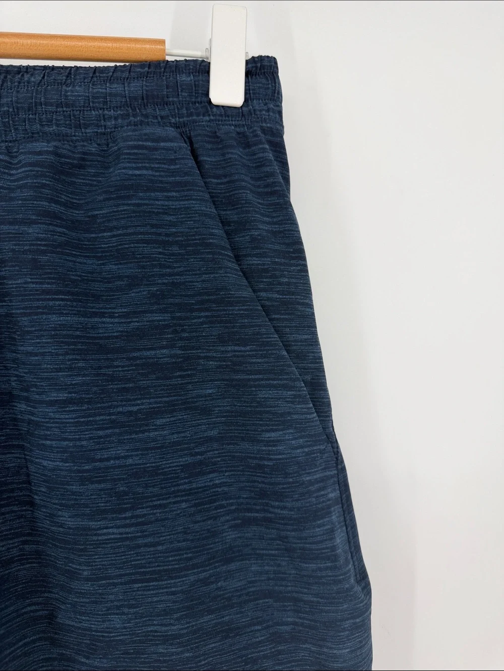 Lululemon Pace Breaker Lined Shorts 7” Heathered Blue Size Medium